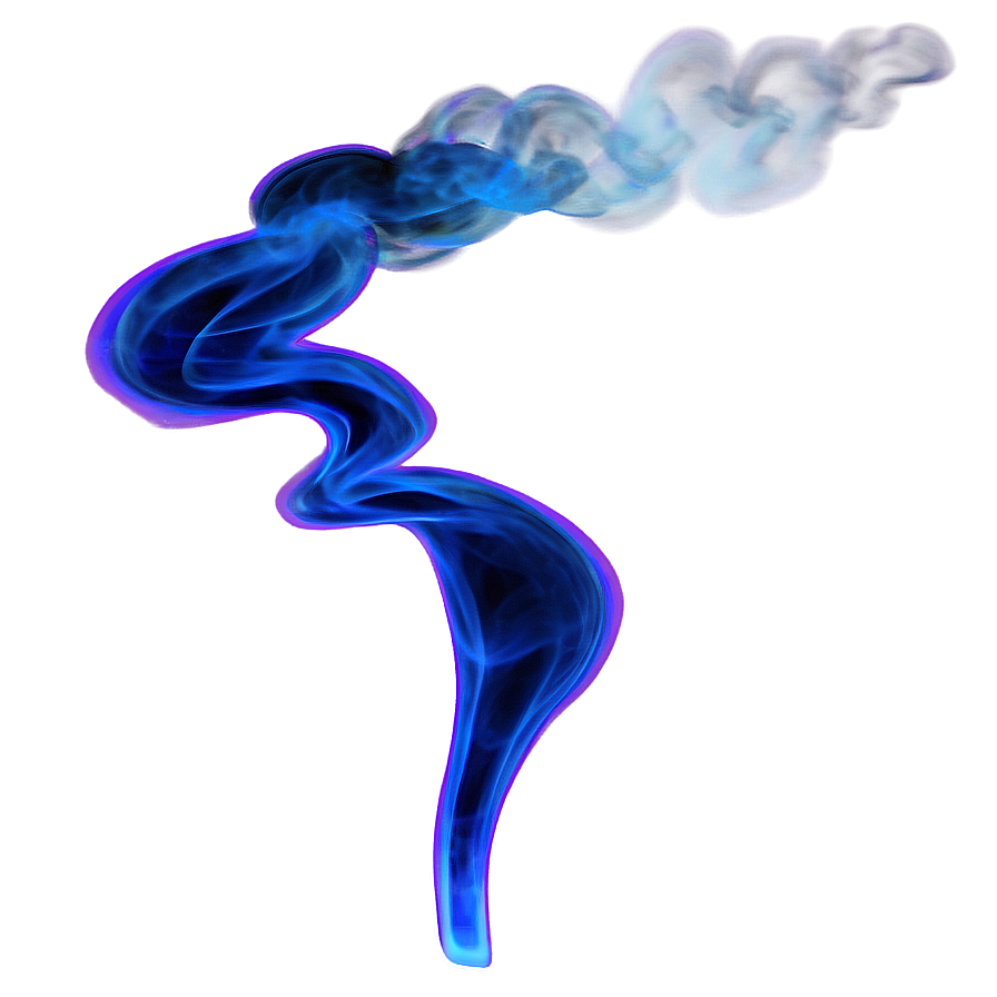 Blue Smoke Flare Png 05232024