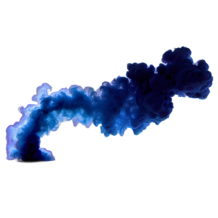 Blue Smoke Flare Png 21