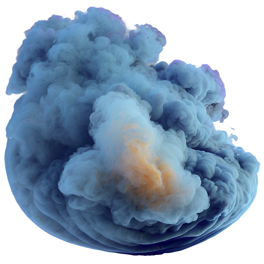 Blue Smoke Fog Png Tst