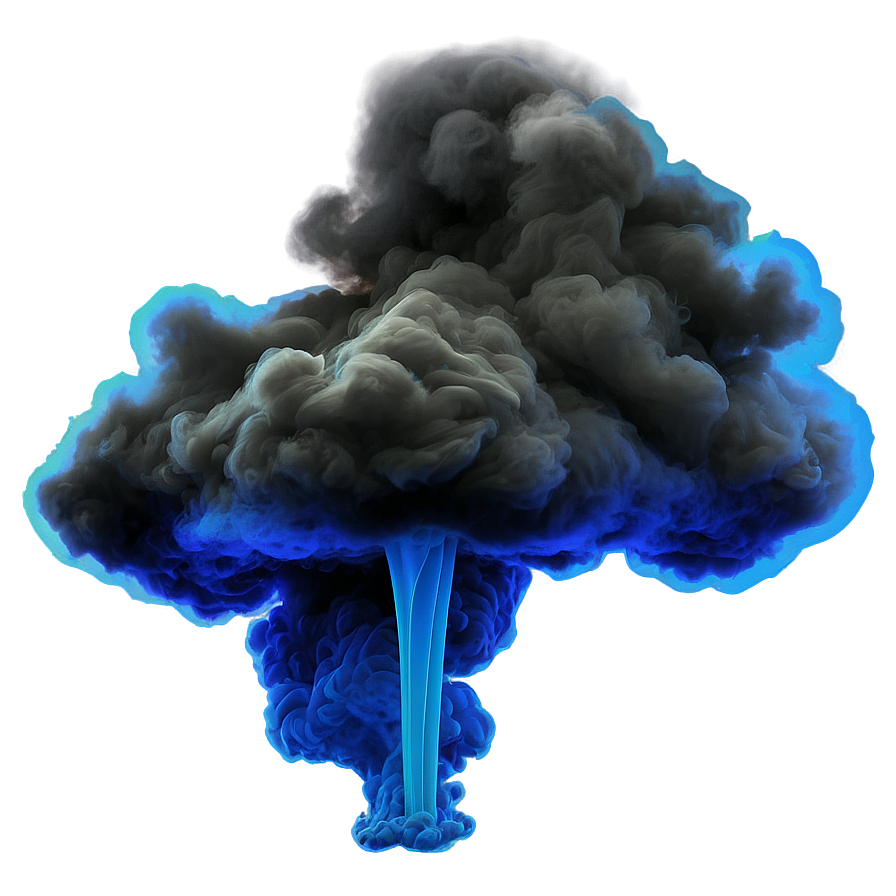 Blue Smoke Illusion Png Smk