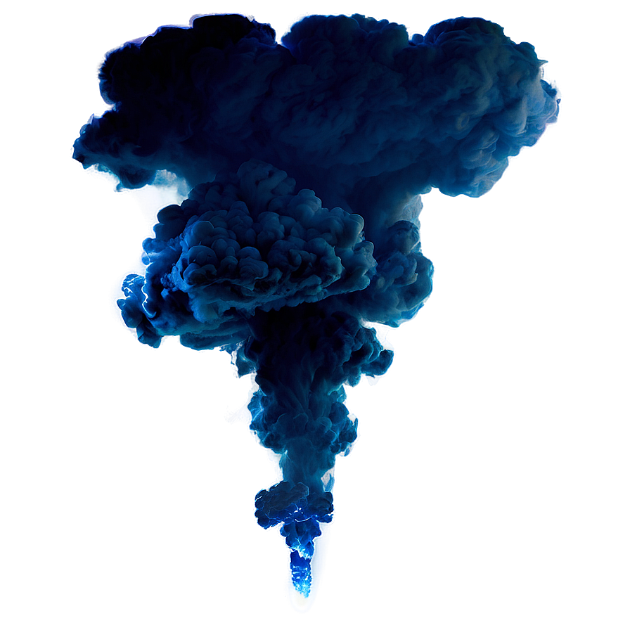 Blue Smoke Storm Png Qfo