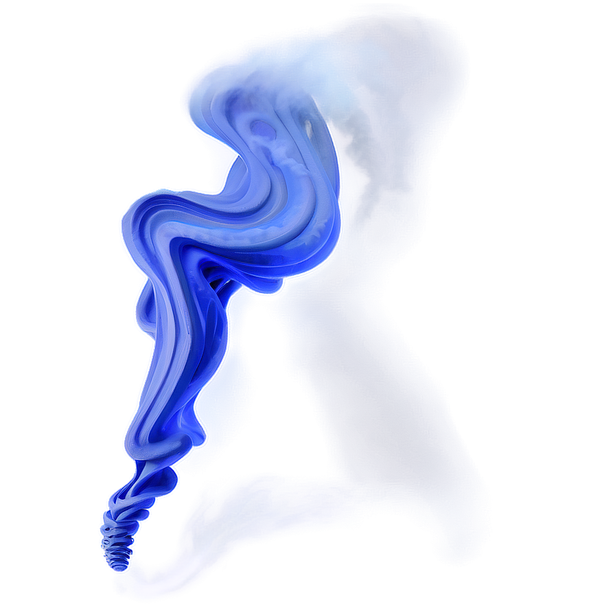 Blue Smoke Swirl Png 4