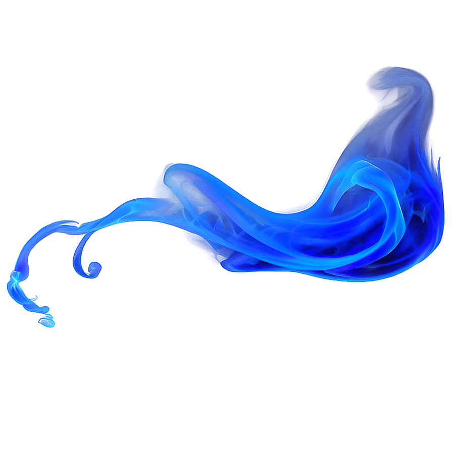 Blue Smoke Swirl Png Jbd95