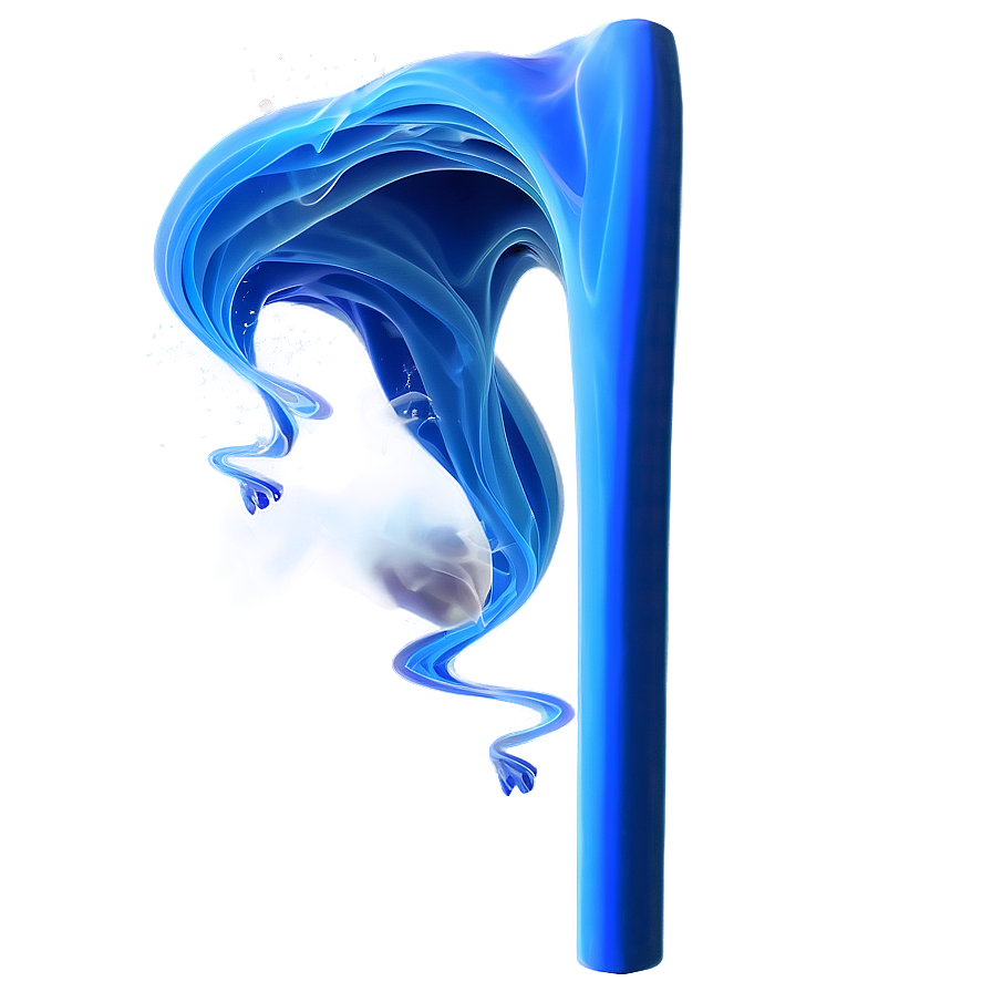 Blue Smoke Wave Png Fda