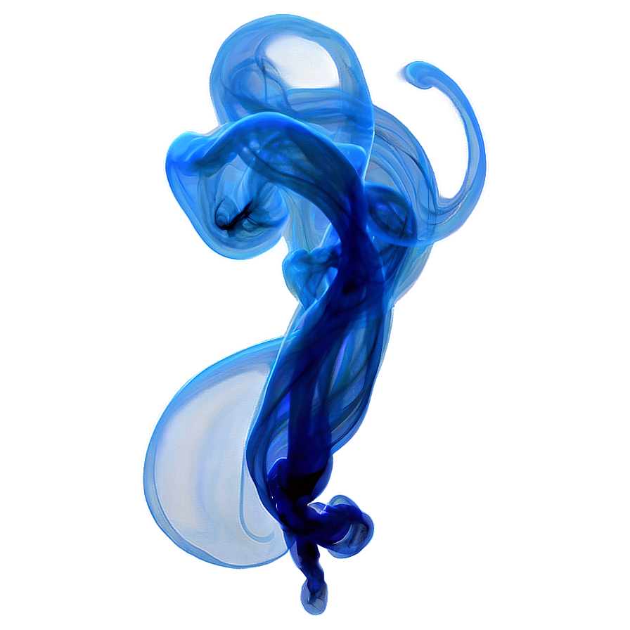 Blue Smoke Whisp Png Ouf