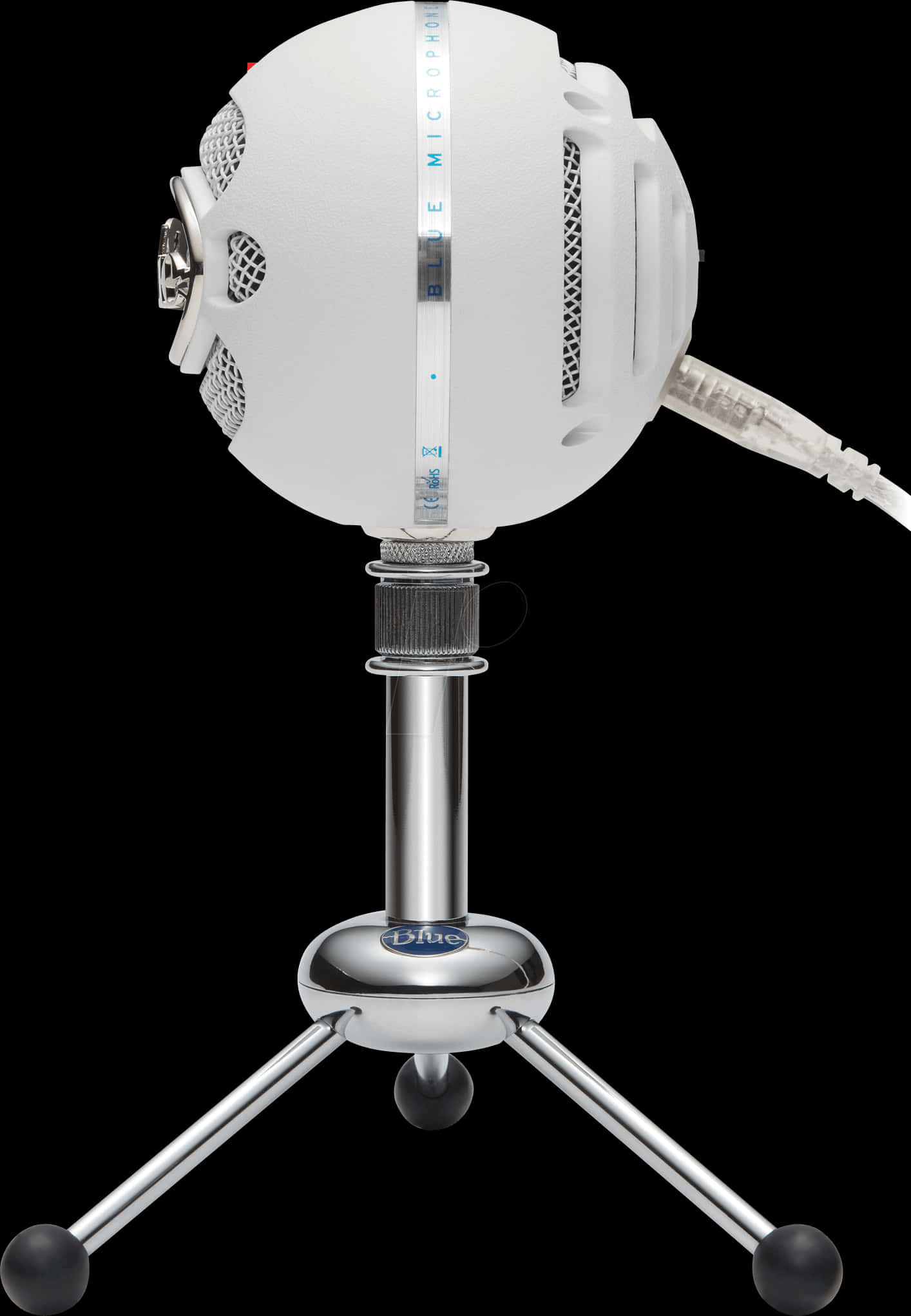 Blue Snowball Microphoneon Stand