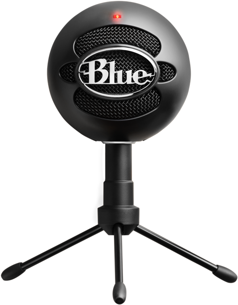 Blue Snowball Microphoneon Stand