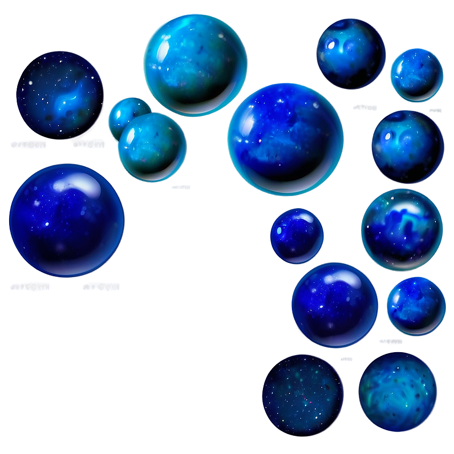 Blue Space Ball Png 06132024