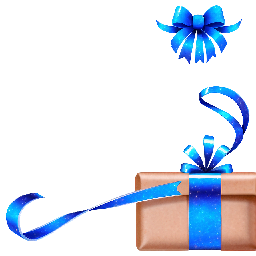 Blue Sparkle Gift Png Wgs79