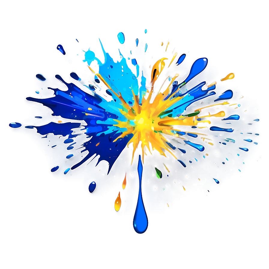 Blue Sparkle Splash Png Mdk23