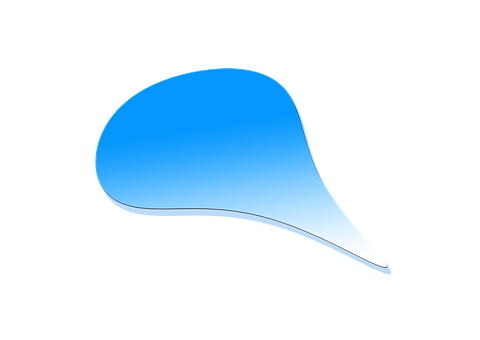 Blue Speech Bubble Icon