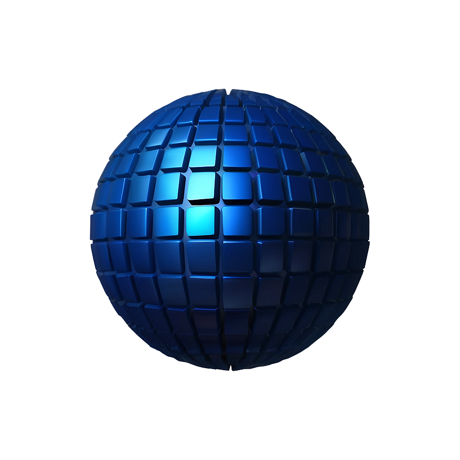 Blue Spherical Object Png Jsr