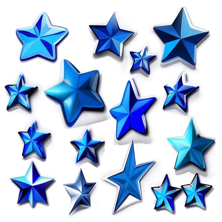 Blue Stars Background Png Yyw75