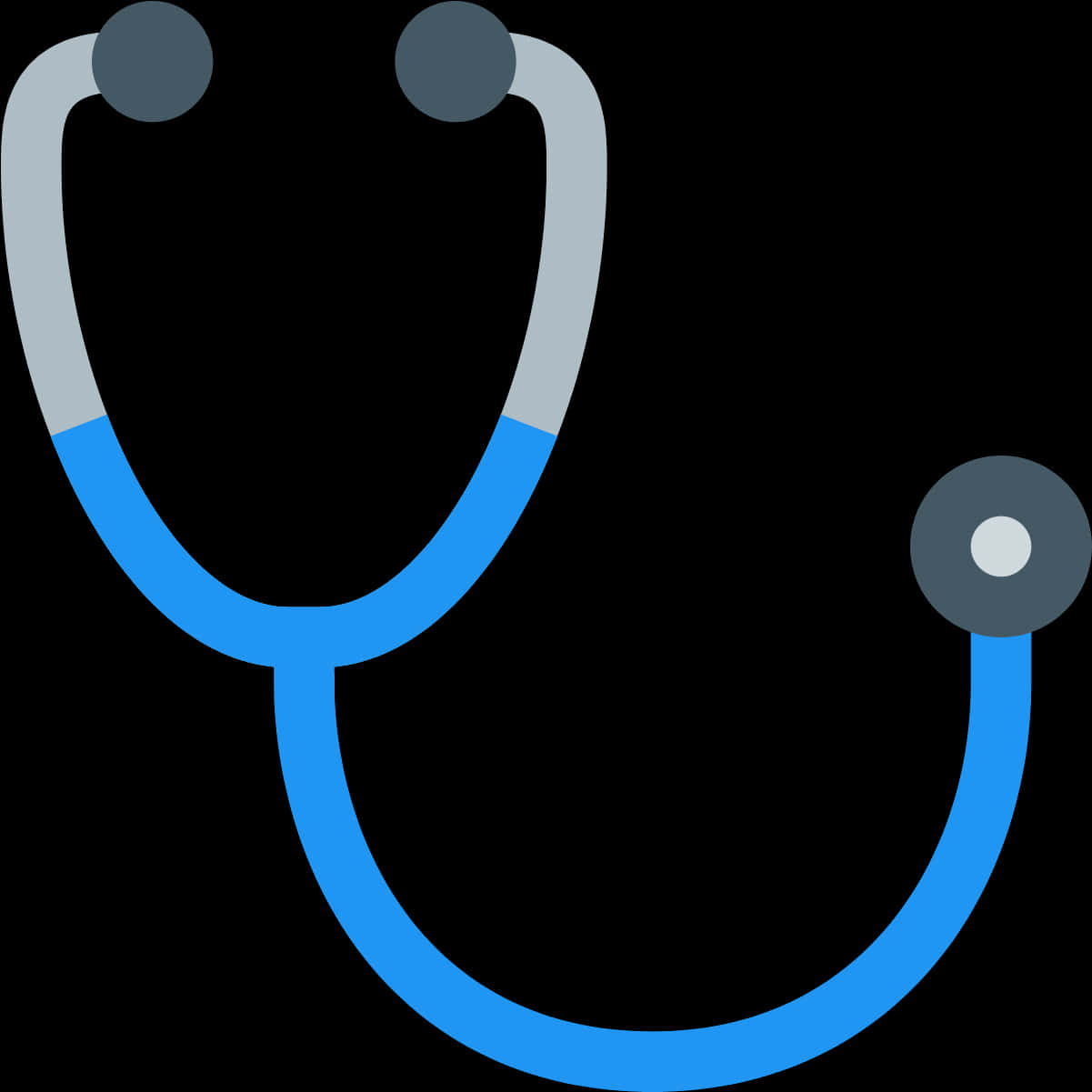 Blue Stethoscope Icon