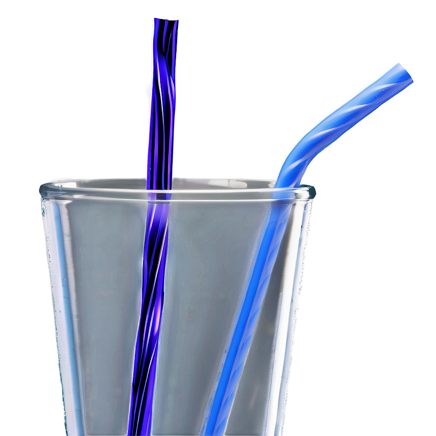 Blue Straw Png 05242024
