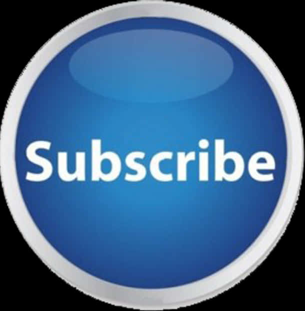Blue Subscribe Button Graphic