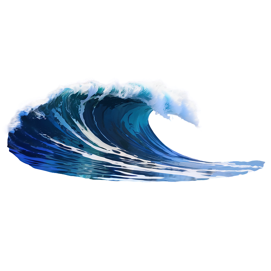 Blue Surf Wave Png 06262024