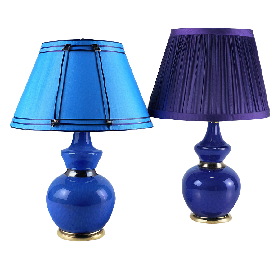 Blue Table Lamp Png 77