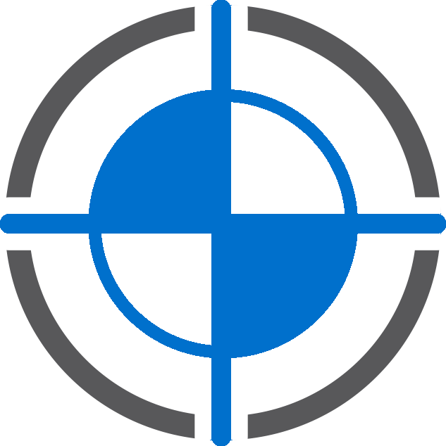 Blue Target Icon