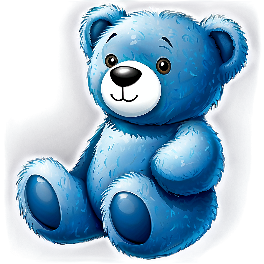 Blue Teddy Bear Png 05212024