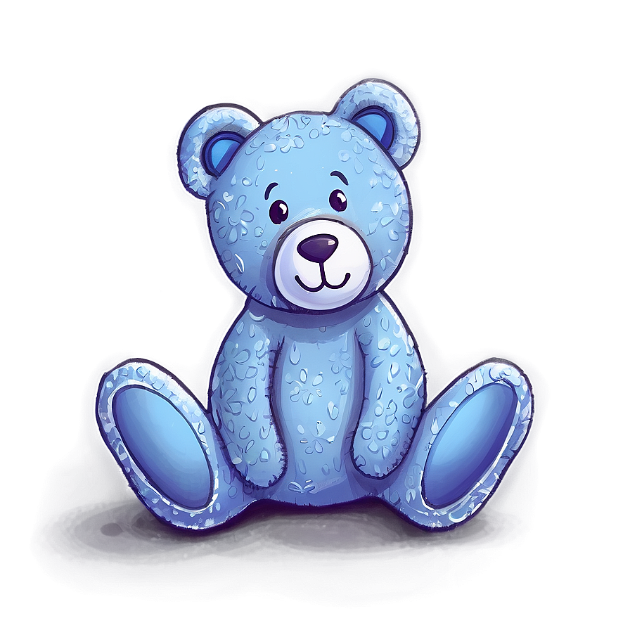 Blue Teddy Bear Png 91