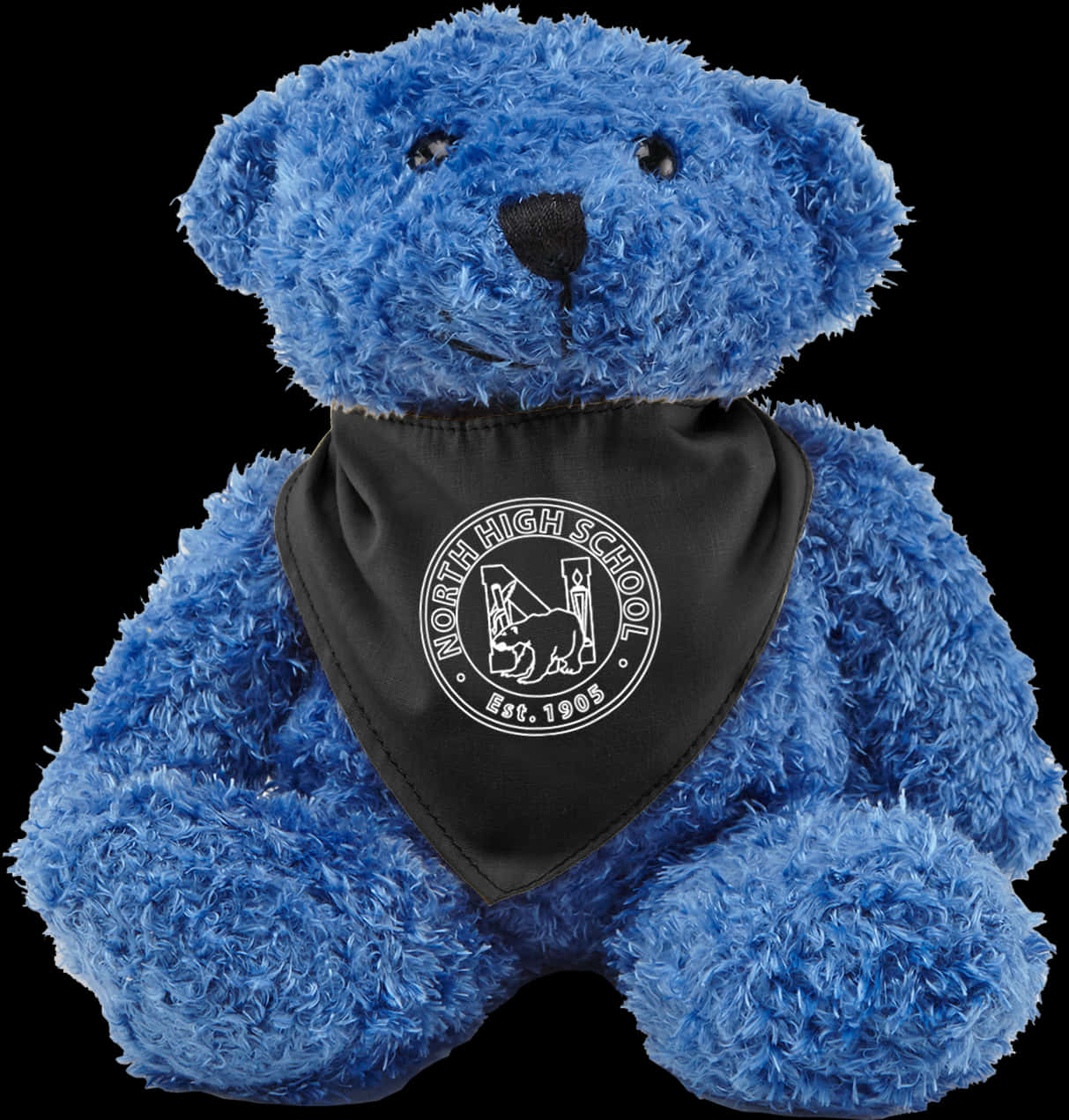 Blue Teddy Bearwith School Bandana