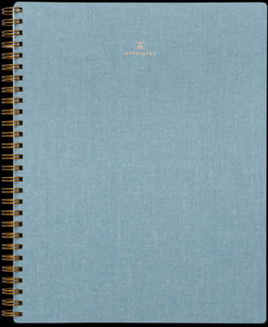 Blue Textured Spiral Notebook