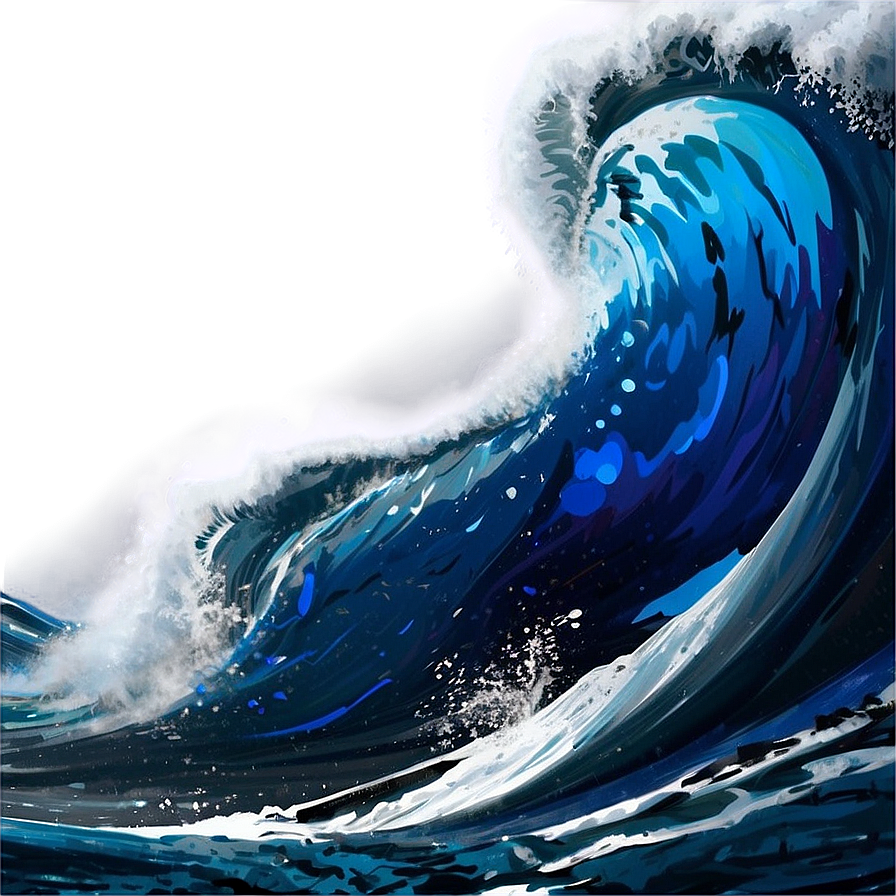 Blue Tidal Wave Png Jbp