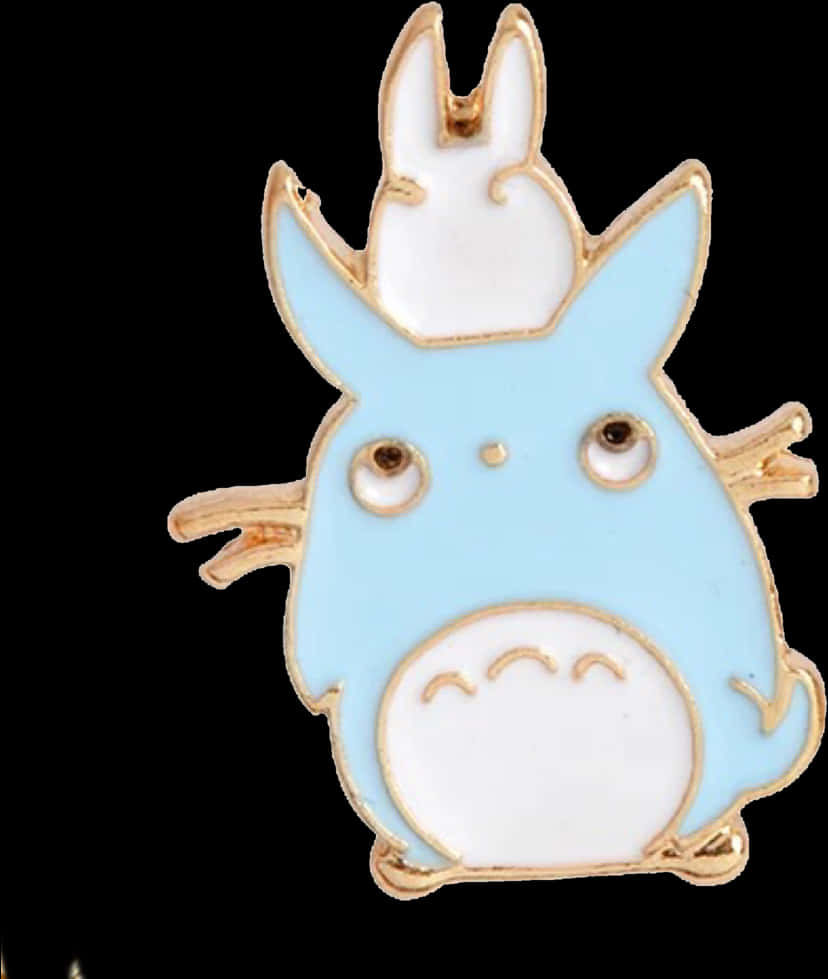 Blue Totoro Enamel Pin