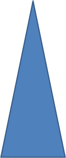 Blue Triangle Graphic