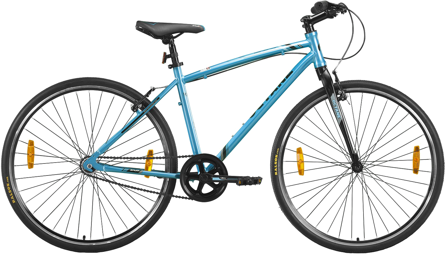 Blue Urban Bicycle