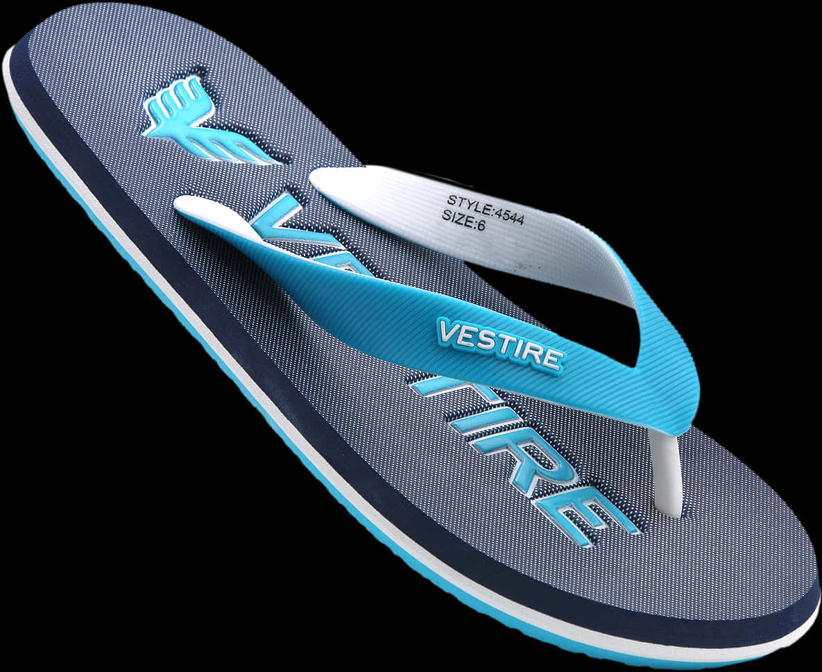 Blue Vestire Ladies Chappal Style4544