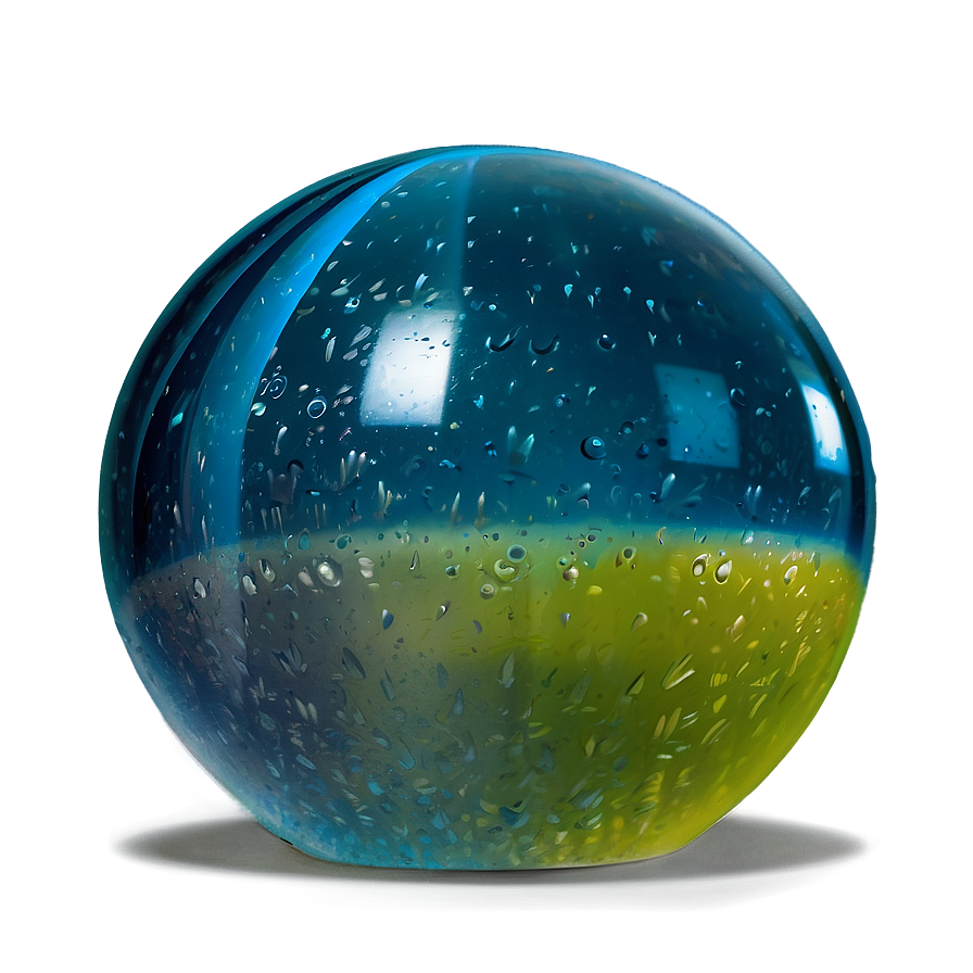 Blue Water Ball Png 06132024