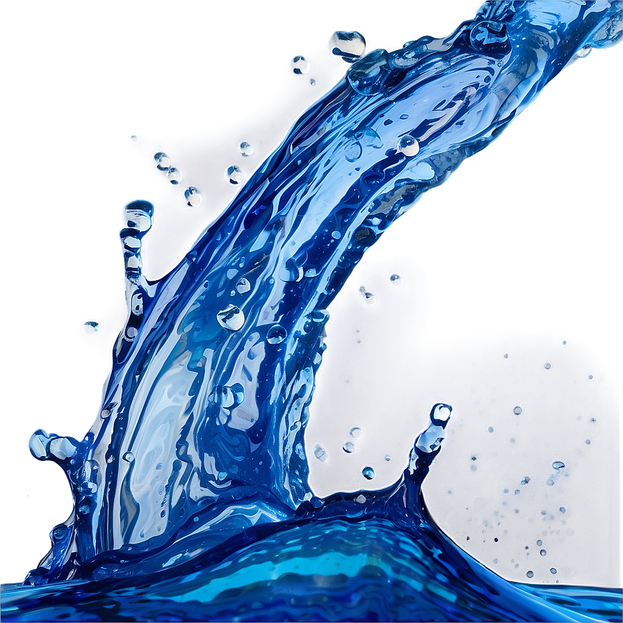 Blue Water Splash Png 05042024