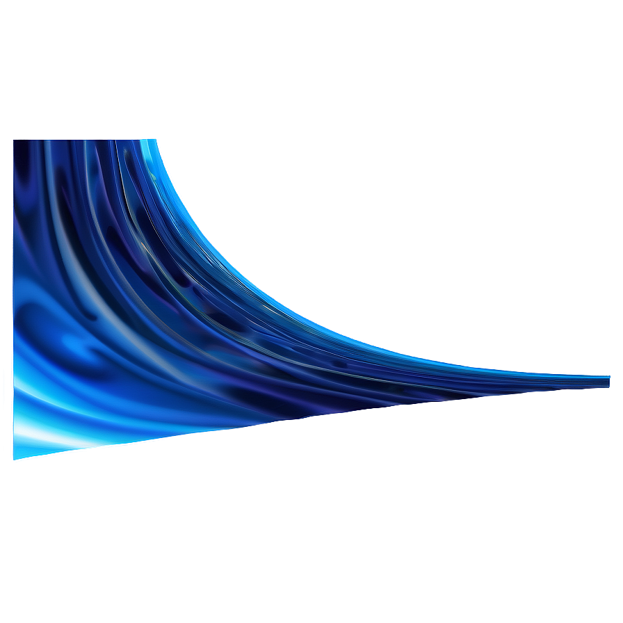 Blue Wave Abstract Art Png 68