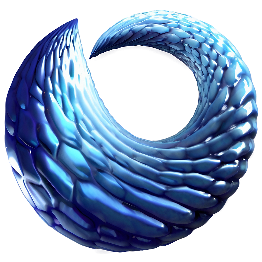 Blue Wave Abstract Png Siv