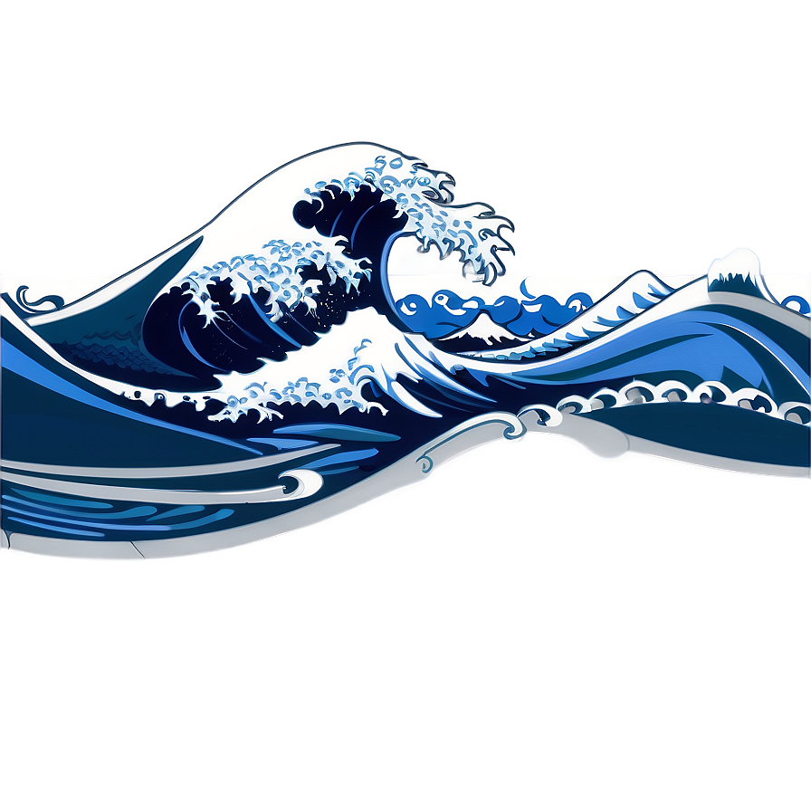 Blue Wave Border Png 78