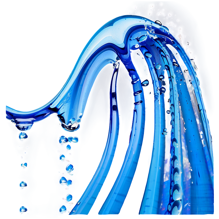 Blue Wave Splash Png 06262024