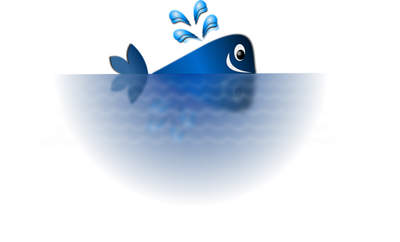 Blue Whale Cartoon Vector