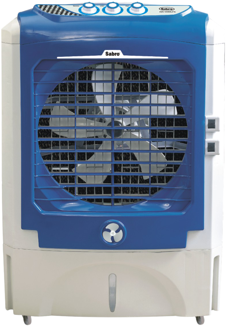 Blue White Portable Air Cooler