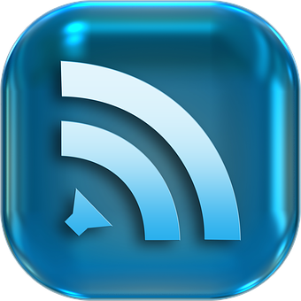 Blue Wi Fi Signal Icon