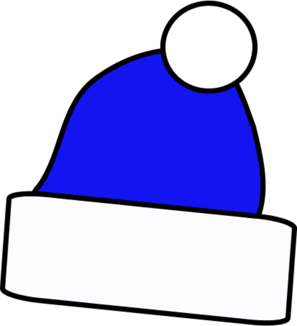 Blue Winter Hat Clipart