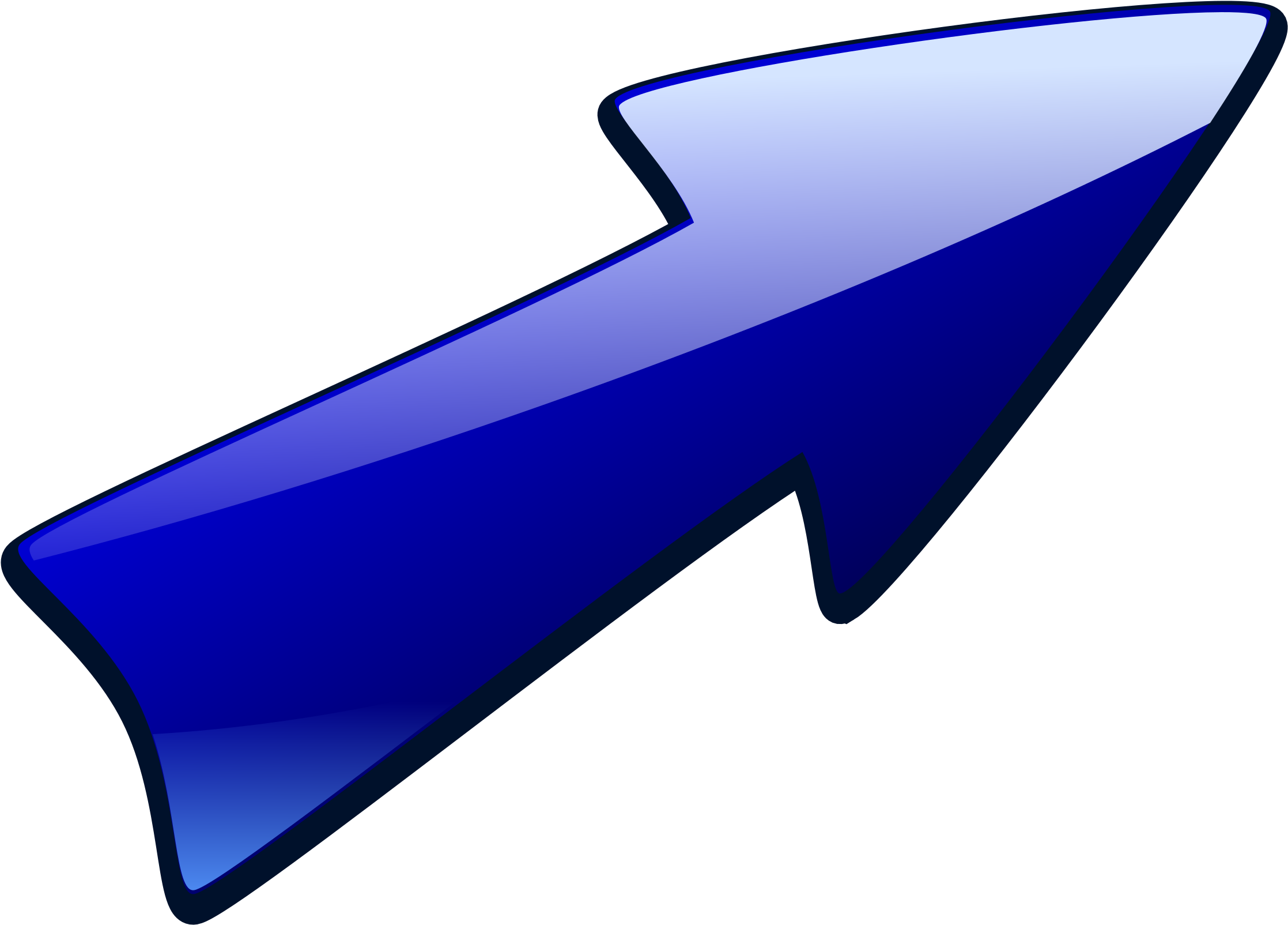 Blue3 D Arrow Graphic
