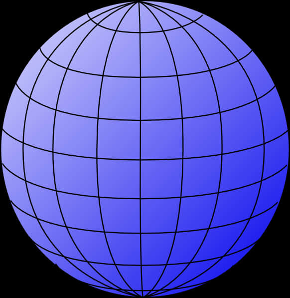 Blue3 D Globe Graphic