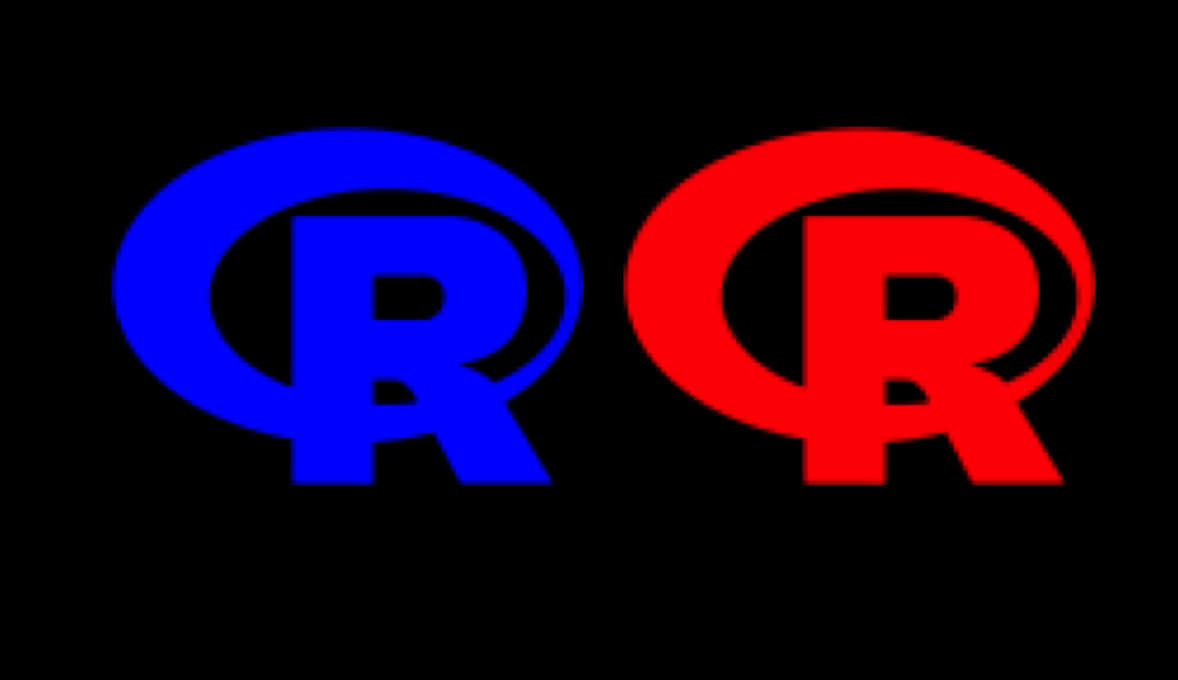Blueand Red Registered Trademark Symbols