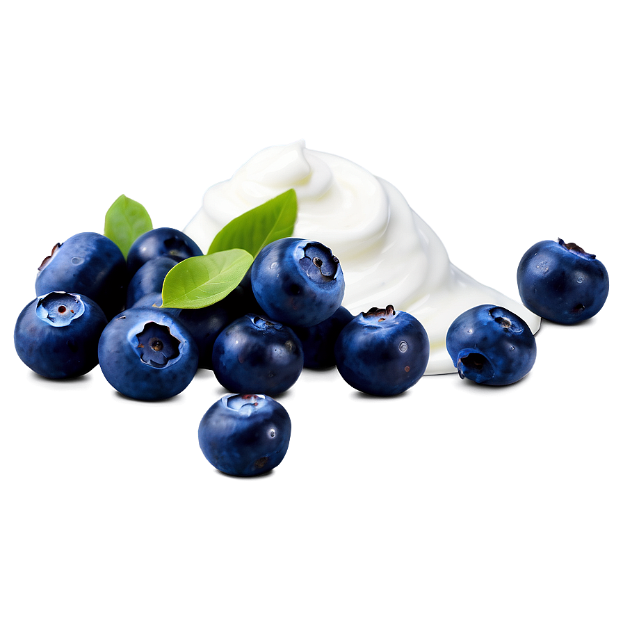 Blueberries And Yogurt Png 41