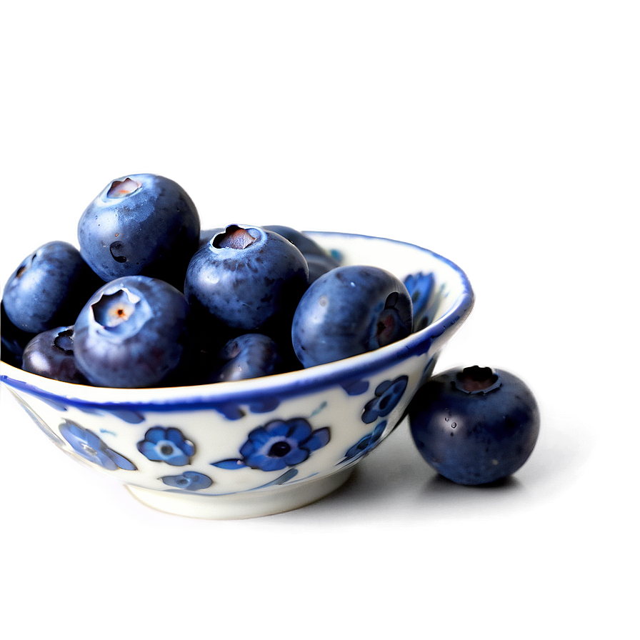 Blueberries In Bowl Png 05242024