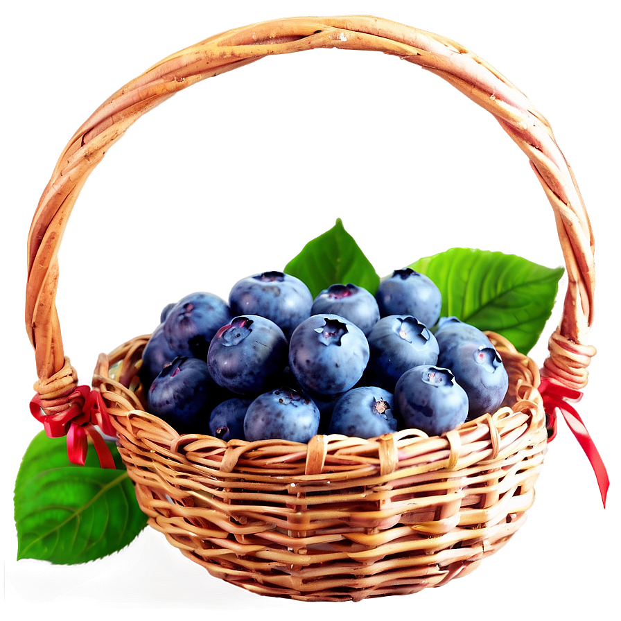 Blueberry Basket Gift Png 47