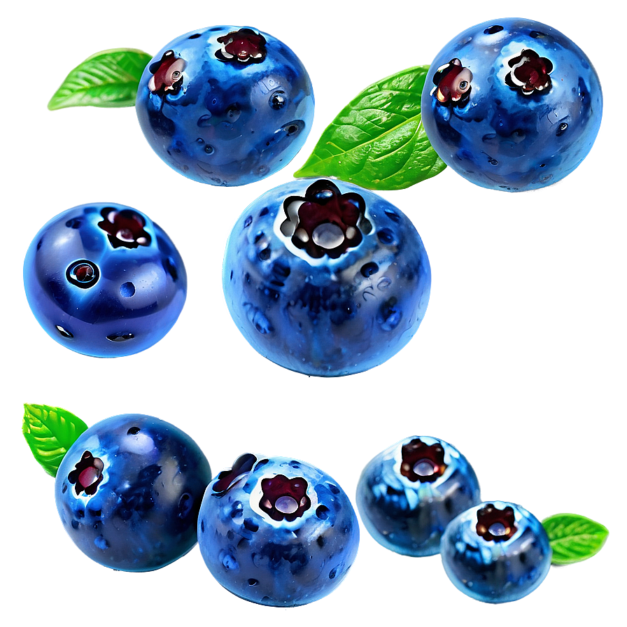 Blueberry Dessert Topping Png 34