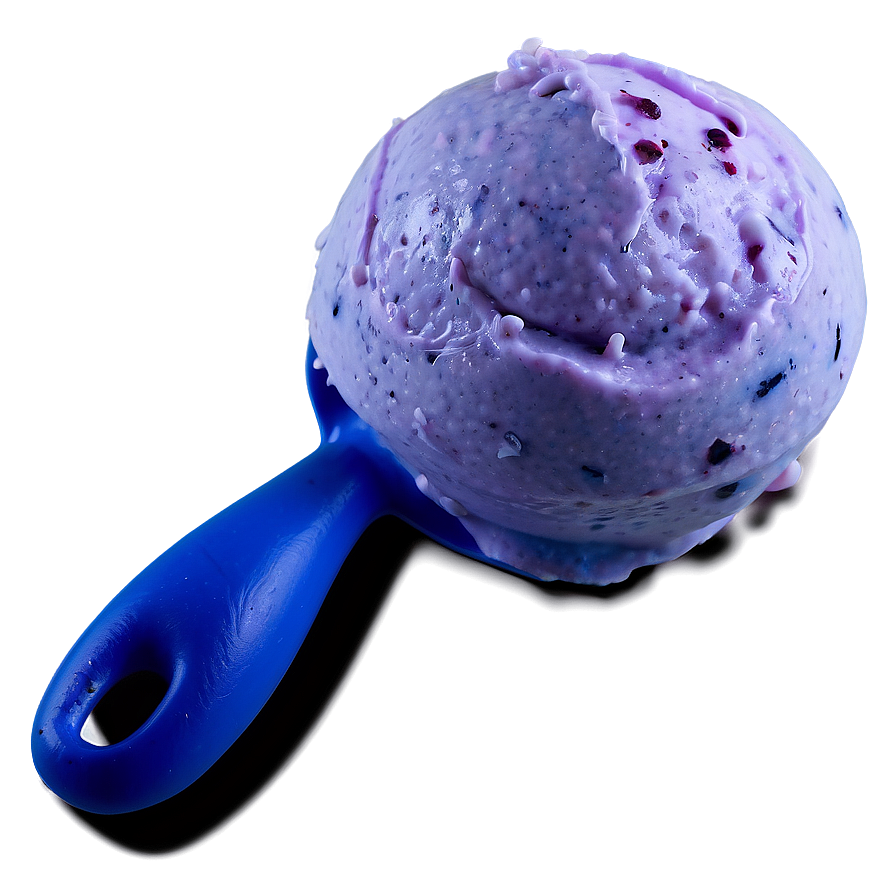 Blueberry Ice Cream Scoop Png Tji